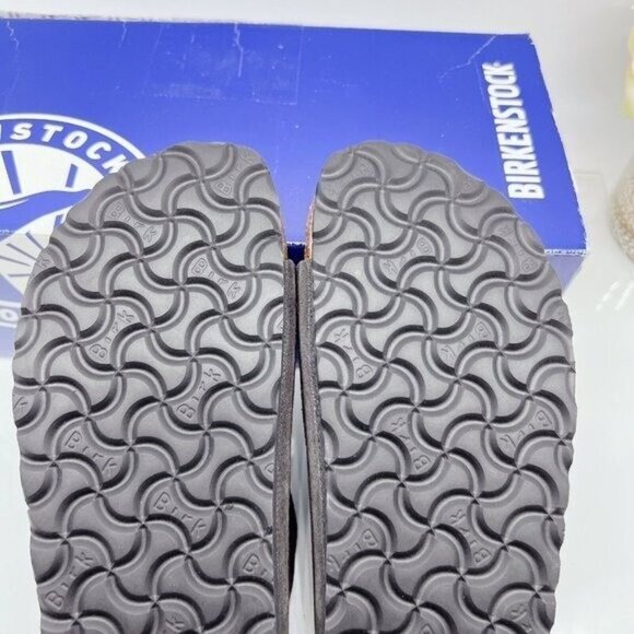 Birkenstock Arizona Soft Footbed Velvet Gray Suede EU 43 Men US 10- 10.5 Regular - Picture 9 of 10